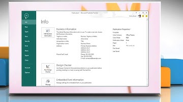 How to view or change the add-in security settings in Microsoft® Publisher 2013 on a Windows® 8 PC