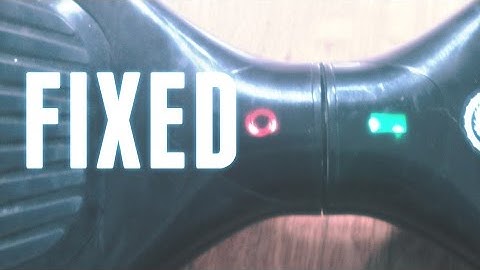 FIX! Hoverboard Red Light Error FIXED!