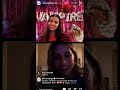 Olivia Rodrigo #Vampire IG LIVE w/ Tate Mcrae - July 1, 2023