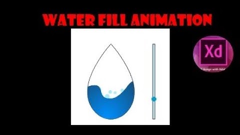 water fill animation in adobe xd