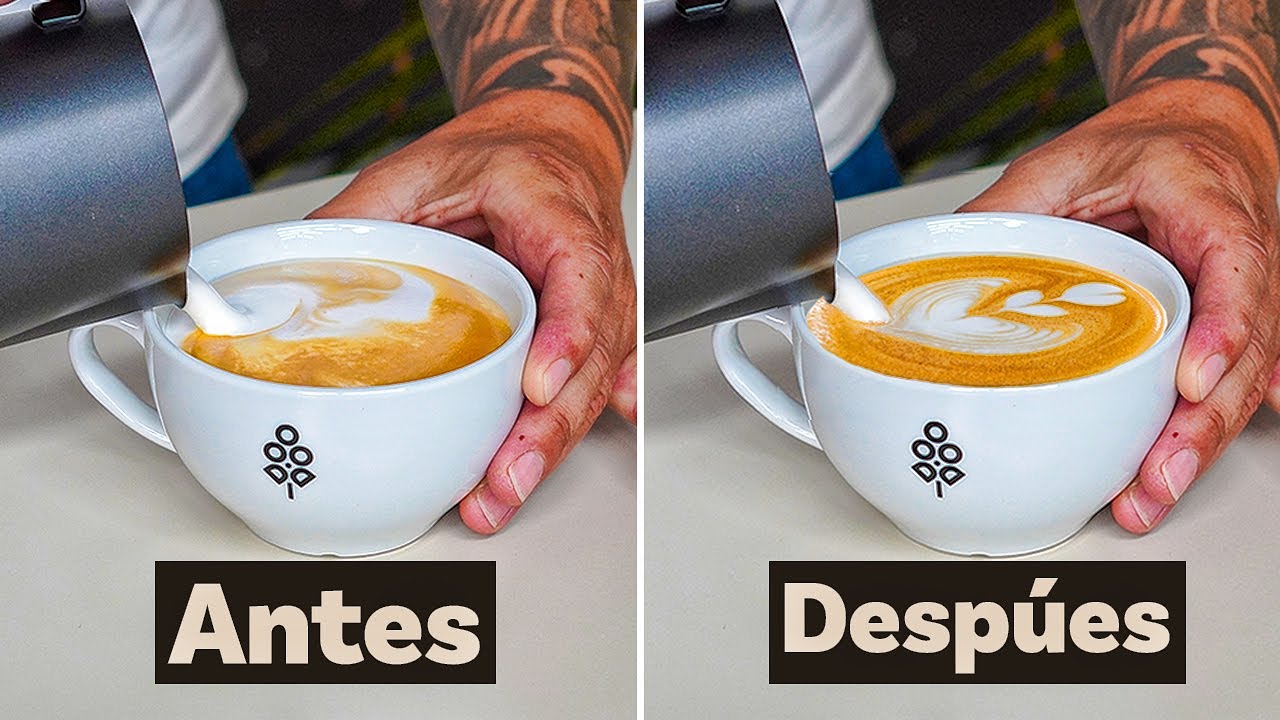7 ERRORES  QUE COMETES AL TEXTURIZAR LA LECHE PARA CAFÉ LATTE ART