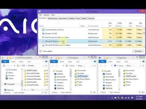 Video: Diferența Dintre SkyDrive și DropBox