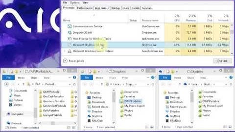 Dropbox vs. SkyDrive on Windows 8