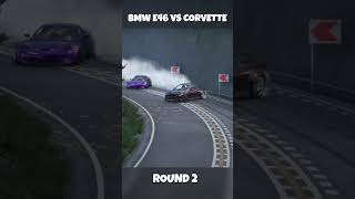 🔥WHO WON THIS DRIFT BATTLE? BMW E46 VS CORVETTE