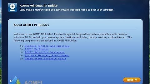 AOMEI PE Builder 1.4