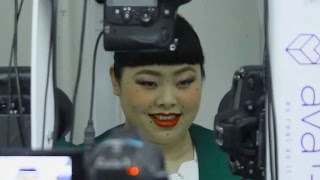 CGキャスターNAOMI・渡辺直美出演／「dmagazine News Network」CMメイキング