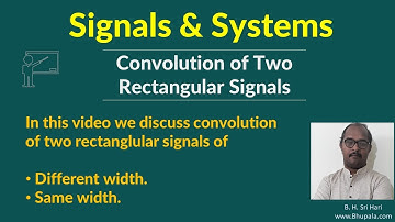 Convolution of Two Rectangular Signals