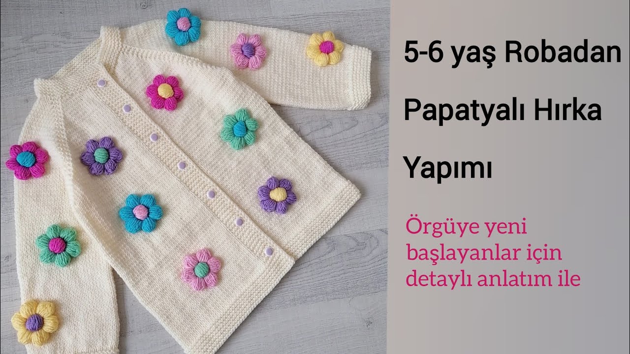 Robadan, Papatyalı Hırka 5-6 yaş