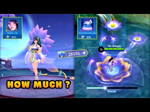 HOW MUCH? KAGURA WATER LILY SKIN & HOMEBOUND LILY RECALL EFFECT | 2021 STARLIGHT FEST EVENT - MLBB