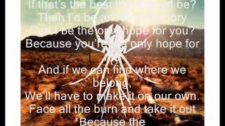 My Chemical Romance The Only Hope For Me Is You Lyrics