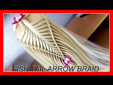 fish-tail-arrow-braid-hairstyle-/-hairglamour-styles-/-hair-tutorials