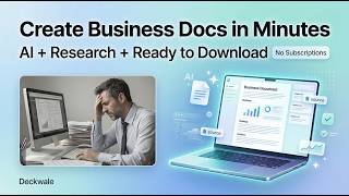 From Prompt to Polished Word Document in Minutes | Deckwale AI Documents