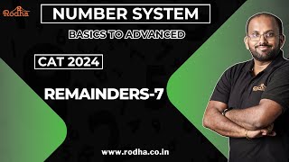 Remainders 7  || Number Systems || CAT Exam Preparation 2021 || Quantitative Aptitude