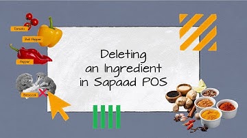 Deleting an Ingredient in Sapaad POS | IM020 | Sapaad Academy