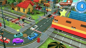 Railroad Crossing Train Simulator #11 Easy Mode-Level 2 Awesome crossing train-Android Gameplay