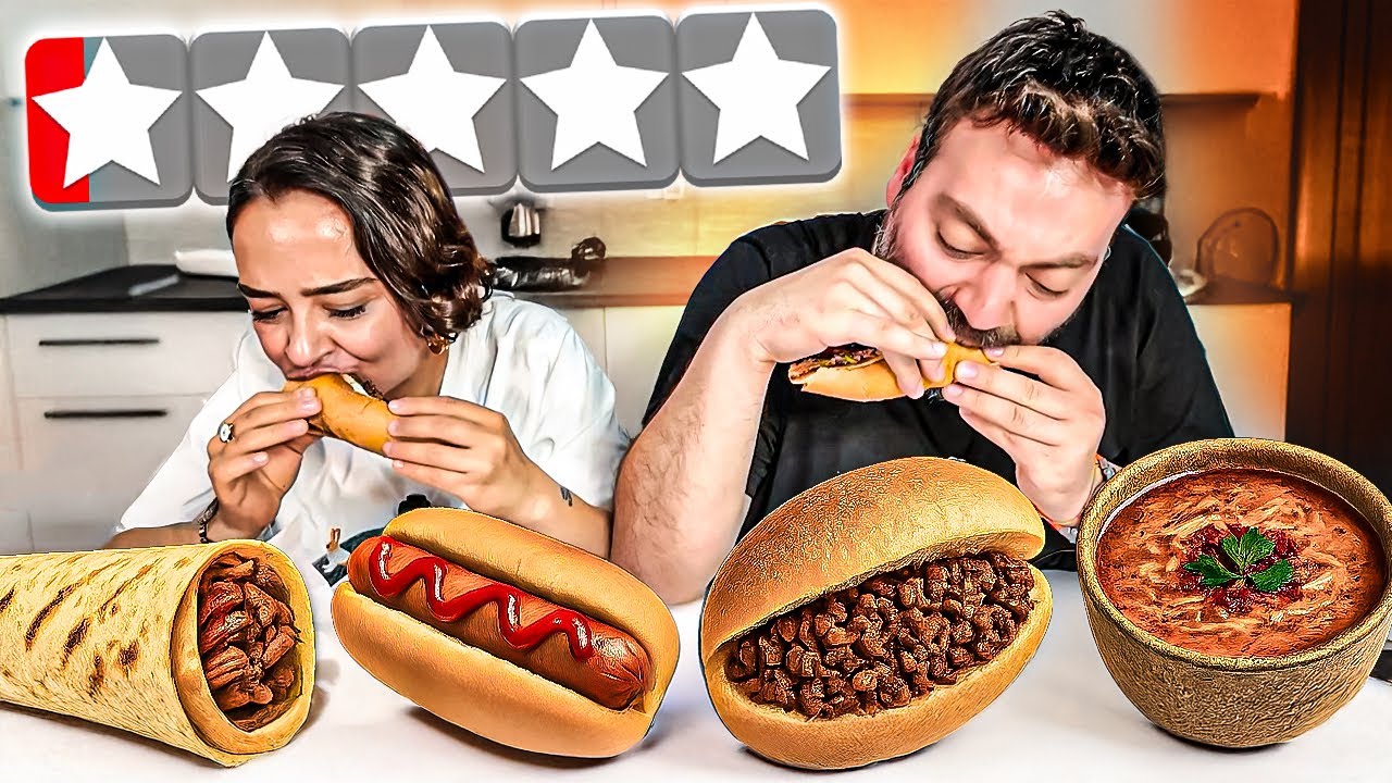 DÜŞÜK PUANLI YEMEKLERİ SİPARİŞ ETTİK!