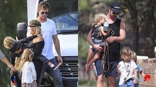 Chris Hemsworth&#39;s Family - 2018 {Wife Elsa Pataky &amp; Kids India Rose | Tristan &amp; Sasha Hemsworth}