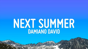 Thumbnail of Damiano David - Next Summer (Lyrics)