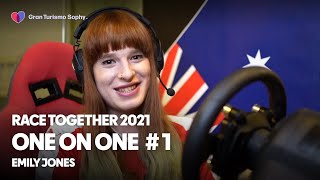 Gran Turismo Sophy ONE ON ONE #1 | Emily Jones