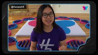 Tom Holland and Lily Hevesh Explain the Domino Effect to Heal EB | Venture Into Cures 2021