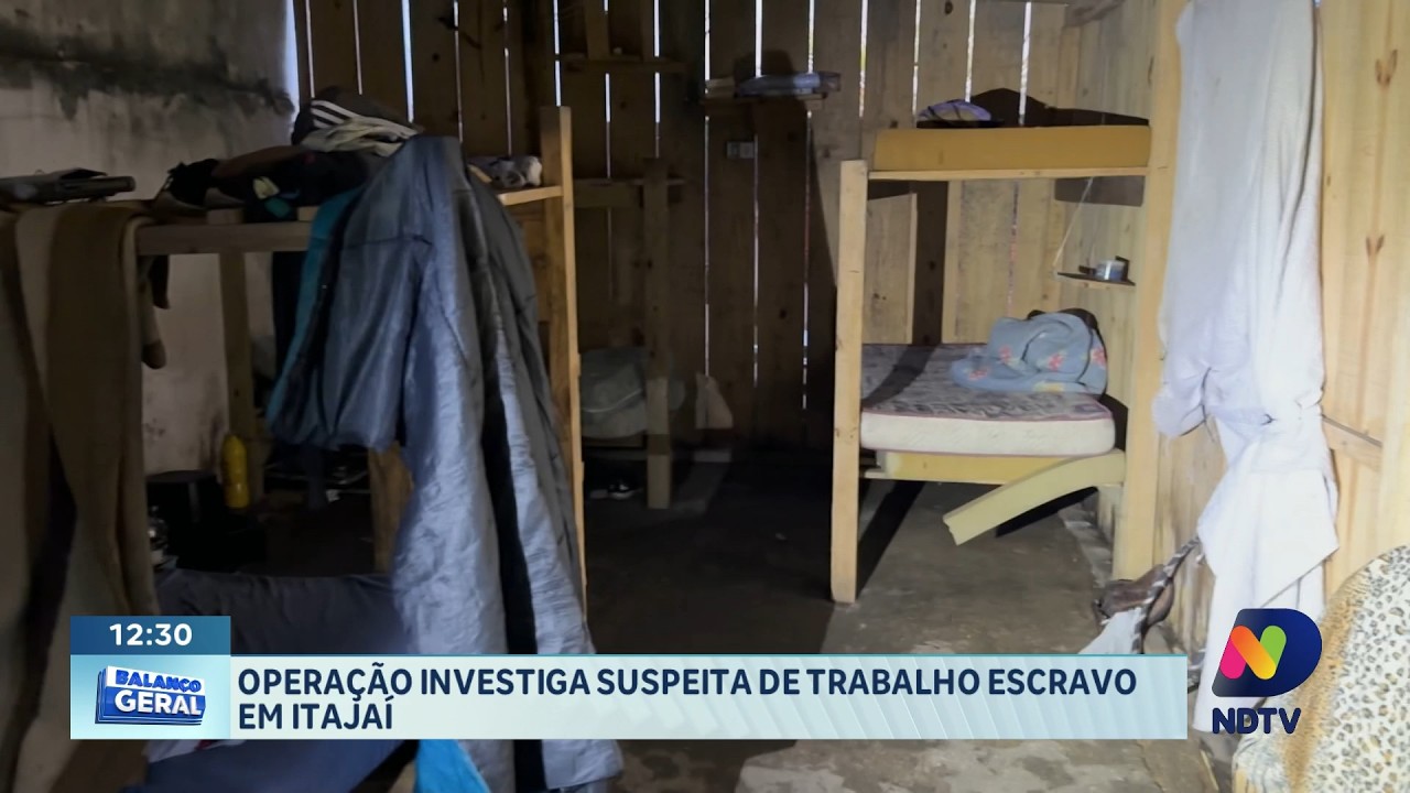 Operação investiga suspeita de trabalho escravo em Itajaí