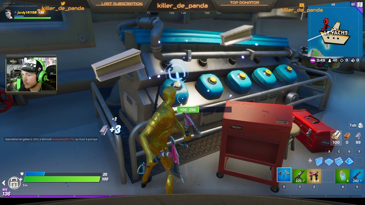 Petite partie avec une pote sur fortnite top 1 #18 - YouTube