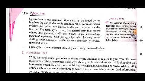 Cyber crime class 12 by Dr Surya Pratap Singh