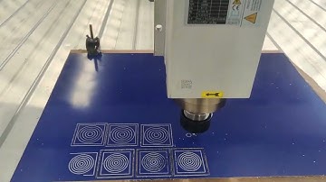 Acctek cnc router AKM1325 testing video