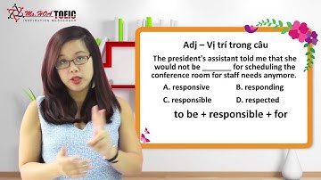 Cách tránh bẫy đề thi TOEIC  | Tính từ  - Phần 1 | Ms Hoa TOEIC | LEC Channel