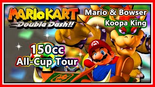 Mario Kart: Double Dash!! - 150cc All-Cup Tour | Mario & Bowser | Koopa King (R)
