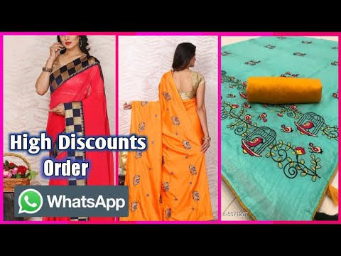 Embroided Silk Saree Online with Price#Discount #Innovative Arts