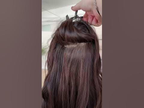Našívanie vlasov - YouTube