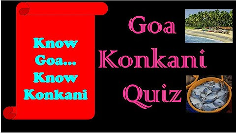 Goa Konkani Quiz