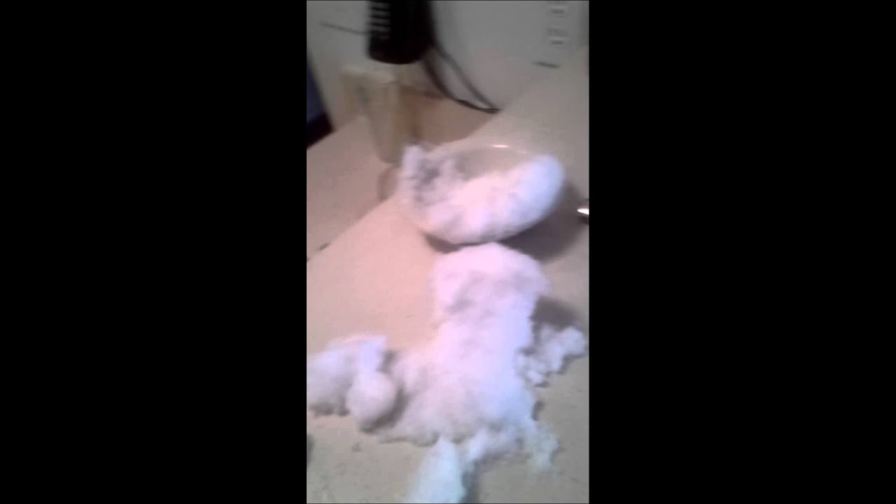 Snow that won't melt? YouTube