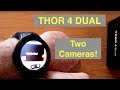 ZEBLAZE THOR 4 DUAL (Two Cameras) 4G Android 7.1.1 "Always Time" Smartwatch: Unboxing and 1st Look