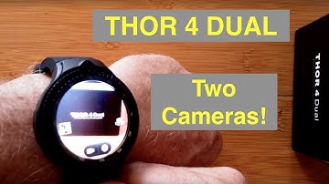 ZEBLAZE THOR 4 DUAL (Two Cameras) 4G Android 7.1.1 "Always Time" Smartwatch: Unboxing and 1st Look