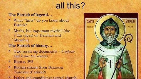 WHO WAS THE REAL ST PATRICK JAMES JACOB PRASCH LIVE VIA SKYPE