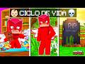CICLO de VIDA da CORUJITA dos PJ Masks no Minecraft