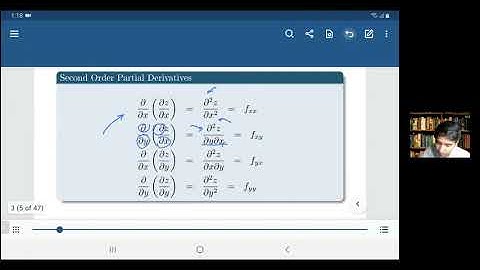 [Math 23] Lec 1.3 Partial Derivatives and Higher Order Derivatives (Part 5 of 5)