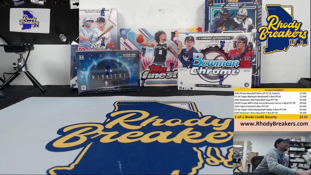Wednesday Night Breaks With Rhody! Bowman's Best, Finest NBA, UEFA Museum and more!