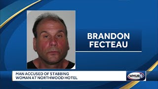 Man accused of stabbing woman at Northwood hotel