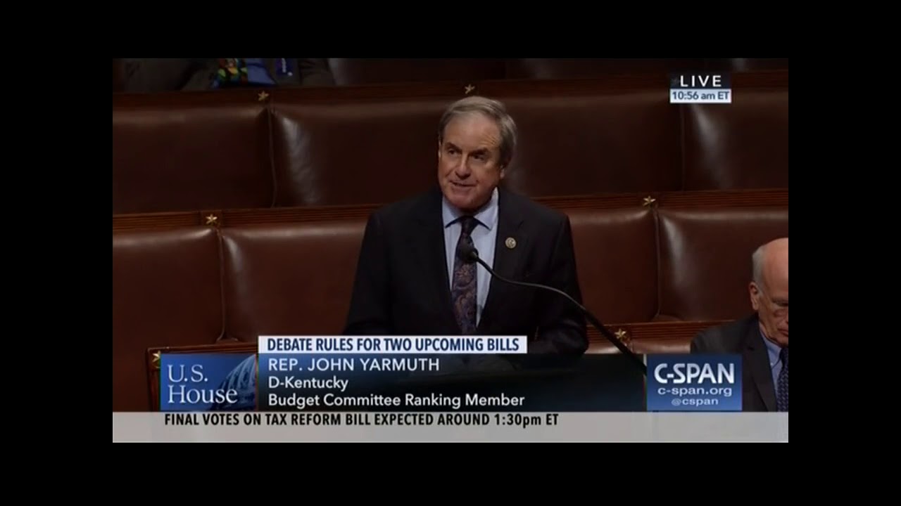 geithner net worth Yarmuth Floor Speech on GOP Tax Scam
