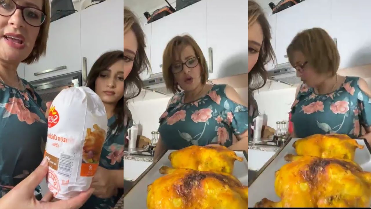 شاف خديجة جكون جربت دجاج برازلي 🐔 رأيها بصراحة بنين ولا لا ؟  دجاج 295دج