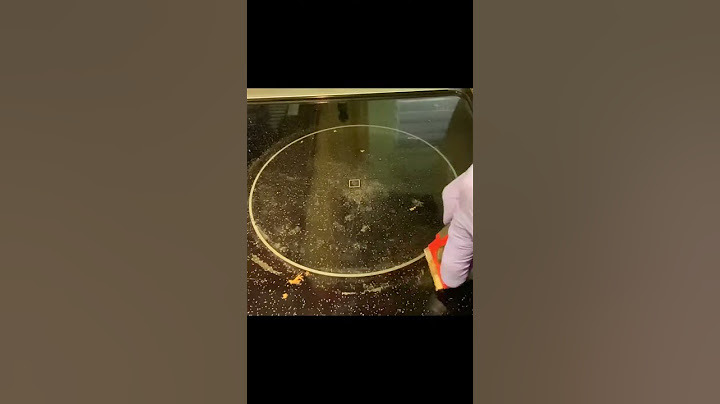 How to Clean a Burned Glass Cooktop   #shorts