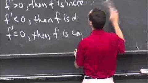 Lec 14, 18 01, Mean Value Theorem, Inequalities