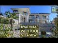 Kava Villa in a Quiet Area with Sea Views and a Pool