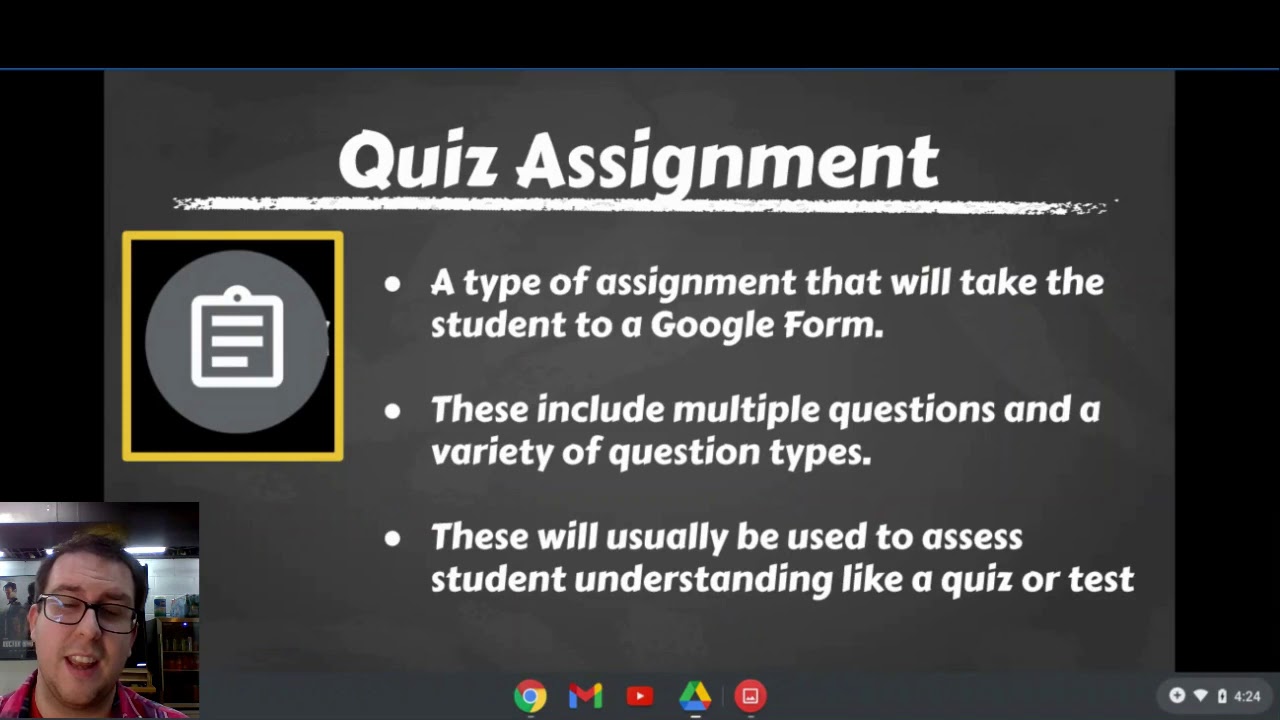 assignment vs quiz