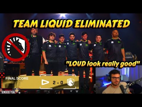 Tarik reacts to TeamLiquid Eliminated by LOUD - Valorant Champions 2023