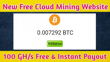 New Free Cloud Mining website 2022,free bitcoin mining sites without investment 2022