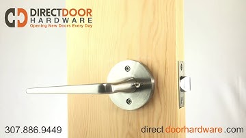 Emtek Athena Lever with Disc Rosette in Stainless Steel